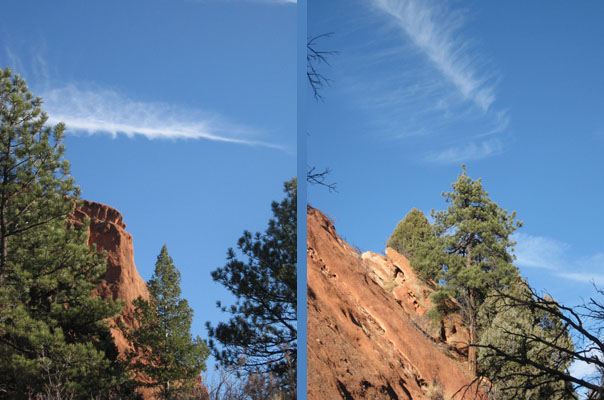 Cenitpede & Alien Cloud Forms in Red Rocks Canyon