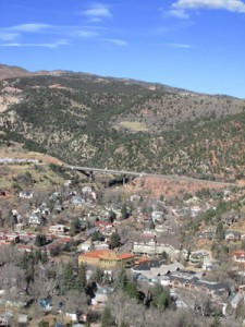 Williams Canyon & Manitou Springs viewed from Paul Intermann Tra